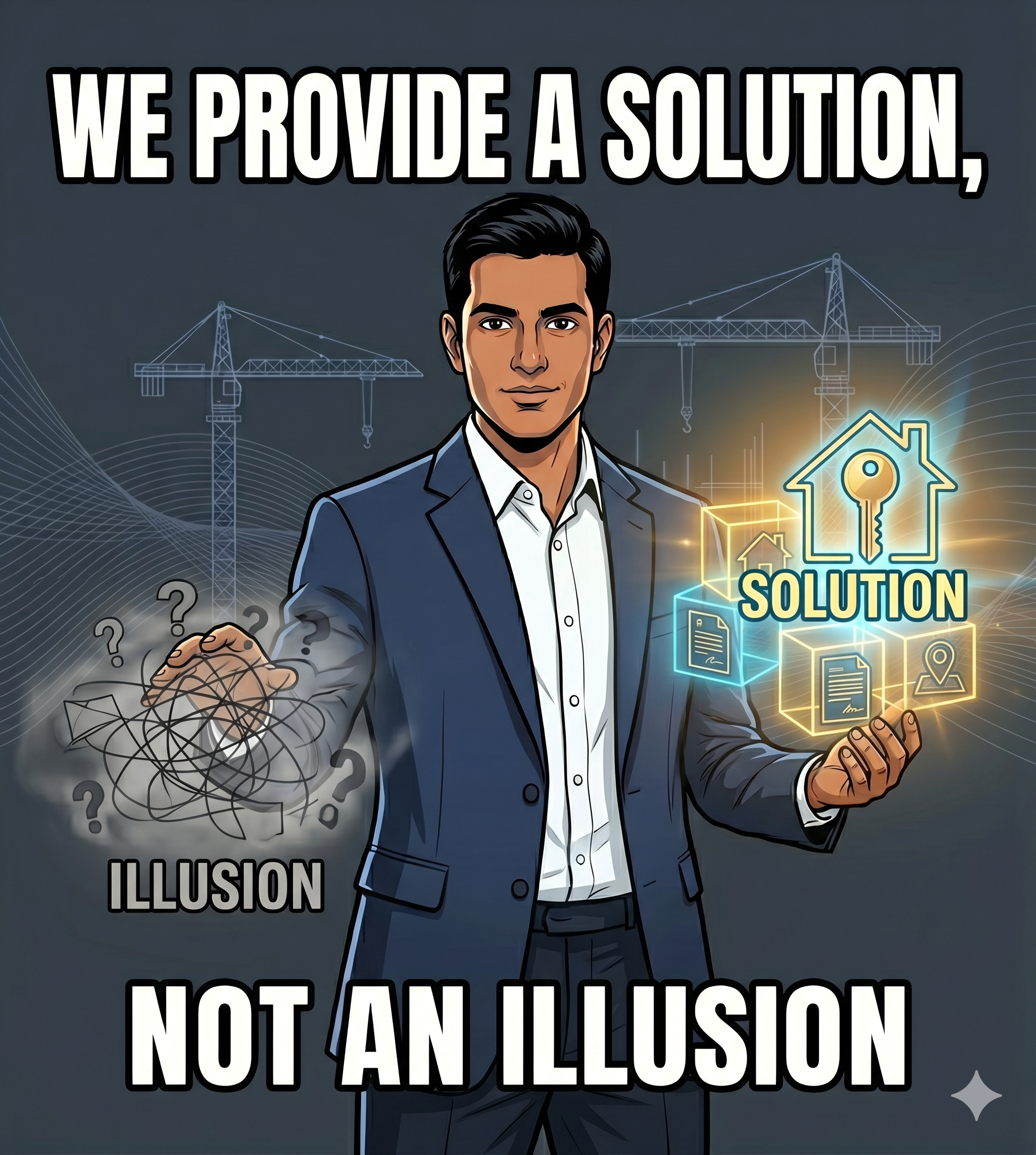 WE PROVIDE A SOLUTION, NOT AN ILLUSION